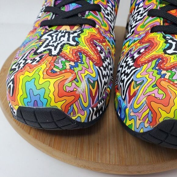 Skechers Jen Stark Shoes Womens 7 Uno Infinite Drip Sneaker Rainbow Colorful - Picture 6 of 15